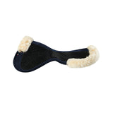 Acavallo Pad SP JCCS CW-CS Suede Cut-Out Sheepskin Twin Sided Gel Flat #colour_blue-natural