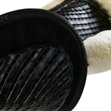 Acavallo Pad SP JCCS CW-CS Suede Cut-Out Sheepskin Twin Sided Gel Flat #colour_black-natural