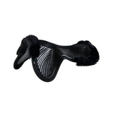 Acavallo Pad SP JCCS CW-CS Suede Cut-Out Sheepskin Twin Sided Gel Flat #colour_black-black