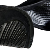 Acavallo Pad SP JCCS CW-CS Suede Cut-Out Sheepskin Twin Sided Gel Flat #colour_black-black