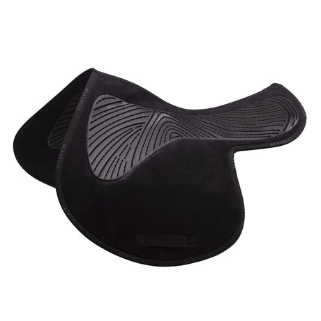 Acavallo Twin Sided Jumping Numnah Saddle Pad Gel Classic #colour_black