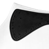 Acavallo Twin Sided Jumping Numnah Saddle Pad Gel Classic #colour_white