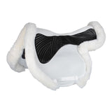 Acavallo Saddle Pad JS-S CW-CS Cut-Out Numnah Twin Sided Gel Grip #colour_white-white