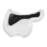 Acavallo Saddle Pad JS-S CW-CS Cut-Out Numnah Twin Sided Gel Grip #colour_white-white