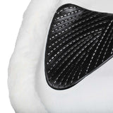 Acavallo Saddle Pad JS-S CW-CS Cut-Out Numnah Twin Sided Gel Grip #colour_white-white