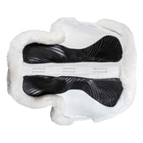 Acavallo Saddle Pad JS-S CW-CS Cut-Out Numnah Twin Sided Gel Grip #colour_white-white