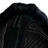 Acavallo Saddle Pad JS-S CW-CS Cut-Out Numnah Twin Sided Gel Grip #colour_black-black