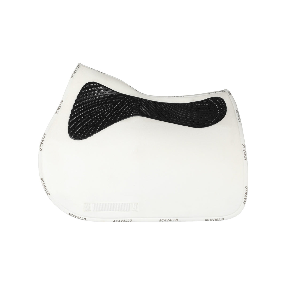 Acavallo Saddle Pad JS CW-CS Twin Sided Gel Grip #colour_white