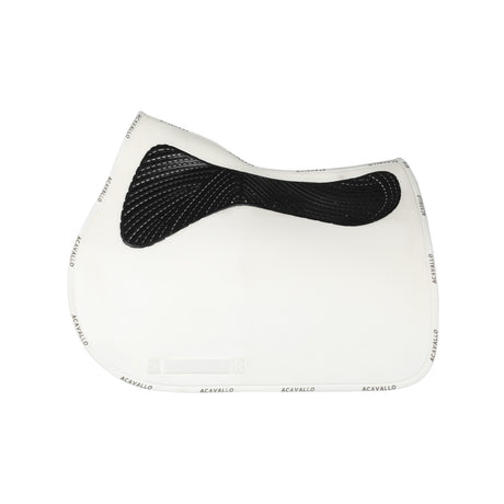 Acavallo Saddle Pad JS CW-CS Twin Sided Gel Grip #colour_white