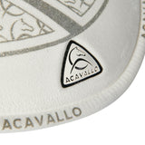 Acavallo Pad Mf Jccs Cw-Cs Suede Ac Grip Flat #colour_white-silver