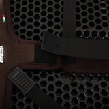 Acavallo Ortho-Pubis Seat Saver Jumping Classic Gel-In Dri-Lex 20mm #colour_brown