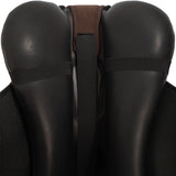 Acavallo Ortho-Coccyx Seat Saver Dressage Classic Gel-In Dri-Lex 20mm #colour_brown