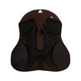 Acavallo Ortho-Pubis Seat Saver Dressage Classic Gel-In Dri-Lex 20mm #colour_brown