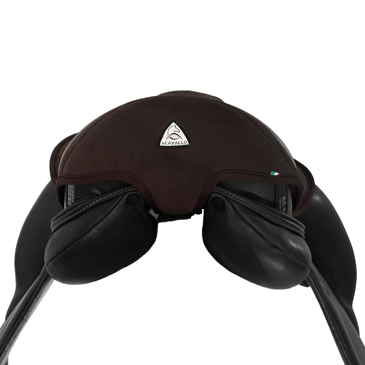 Acavallo Standard Seat Saver Dressage Classic Gel-Out Dri-Lex 10mm #colour_brown