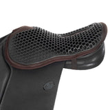 Acavallo Ortho-Coccyx Seat Saver Jumping Hexagonal Gel-Out Dri-Lex 20mm #colour_brown