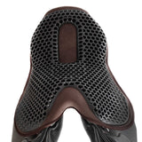 Acavallo Ortho-Coccyx Seat Saver Jumping Hexagonal Gel-Out Dri-Lex 20mm #colour_brown