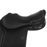 Acavallo Ortho-Pubis Seat Saver Jumping Hexagonal Gel-Out Dri-Lex 20mm #colour_black