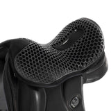 Acavallo Ortho-Coccyx Seat Saver Dressage Hexagonal Gel-Out Dri-Lex 20mm #colour_black