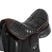 Acavallo Standard Seat Saver Dressage Air Plus Gel-Out Dri-Lex 10mm #colour_brown