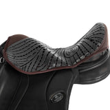 Acavallo Standard Seat Saver Dressage Air Plus Gel-Out Dri-Lex 10mm #colour_brown