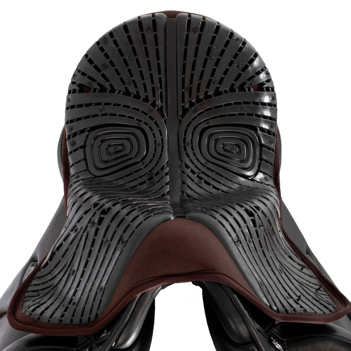 Acavallo Standard Seat Saver Dressage Air Plus Gel-Out Dri-Lex 10mm #colour_brown