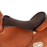 Acavallo Standard Seat Saver Western Classic Gel-In Dri-Lex 10mm #colour_brown