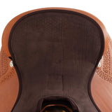 Acavallo Standard Seat Saver Western Classic Gel-In Dri-Lex 10mm #colour_brown