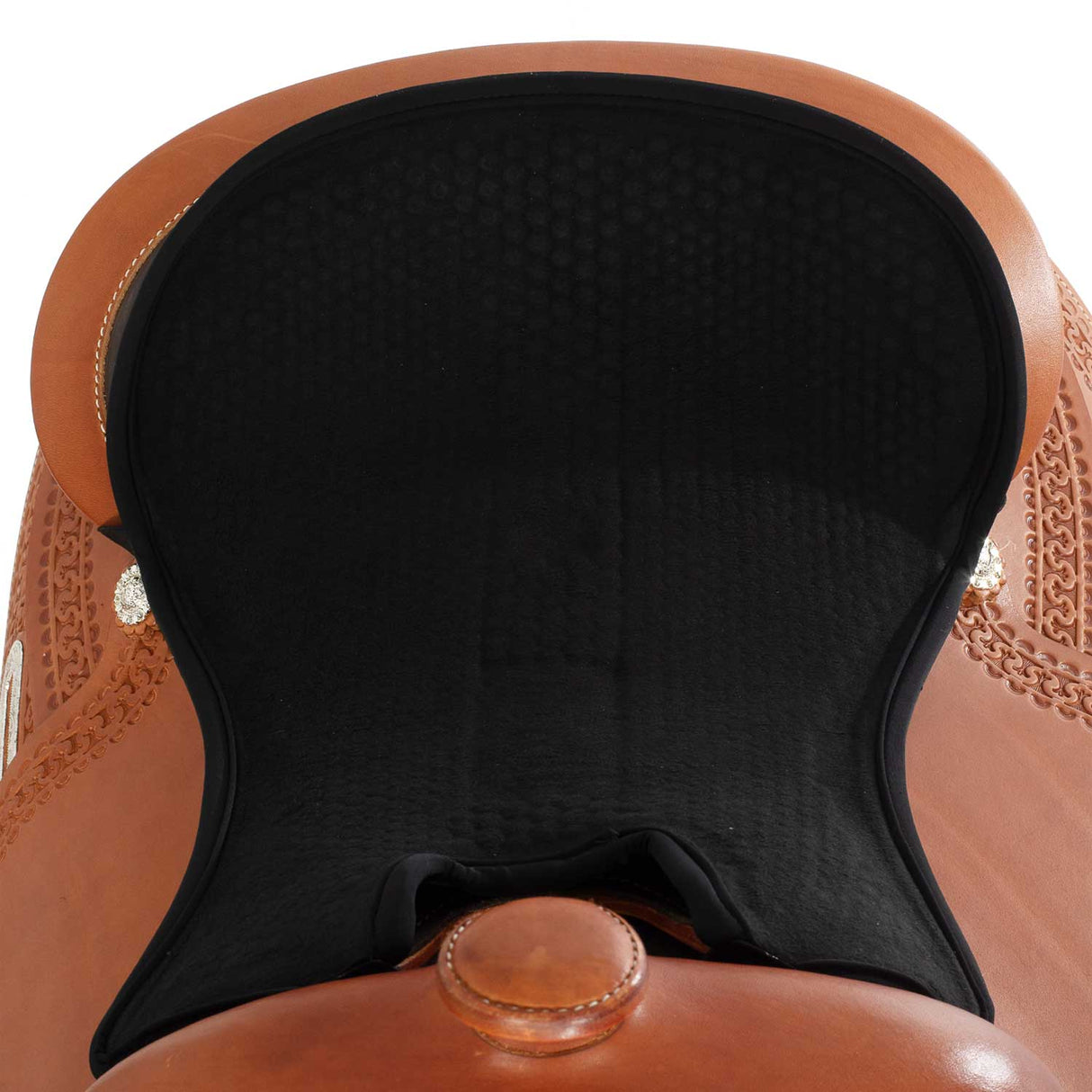 Acavallo Standard Seat Saver Western Classic Gel-In Dri-Lex 10mm #colour_black