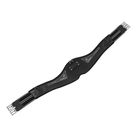 Acavallo Jumping Girth Gel PVC #colour_black
