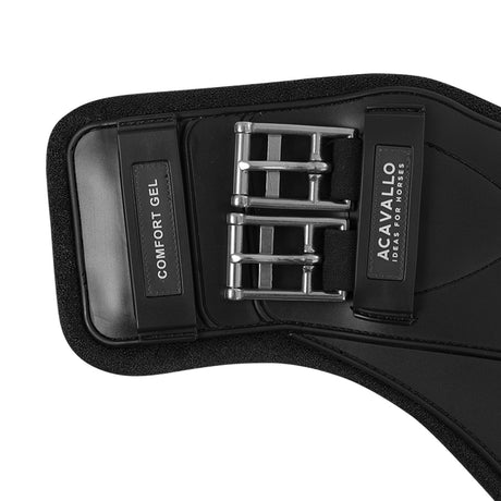 Acavallo All Purpose Short Girth Classic Gel PVC #colour_black