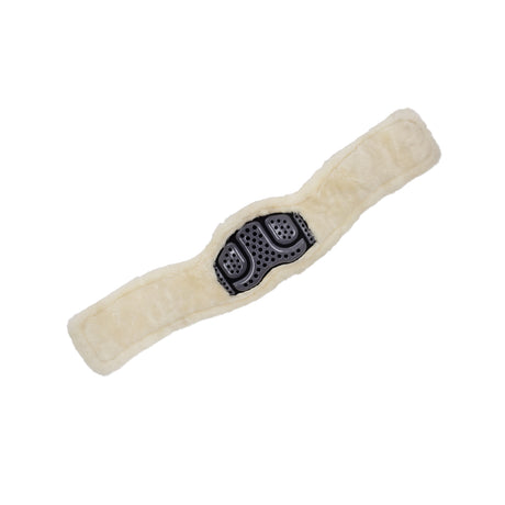 Acavallo Dressage Girth Classic Gel Sheepskin #colour_black