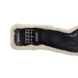 Acavallo Dressage Girth Classic Gel Sheepskin #colour_black