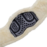 Acavallo Dressage Girth Classic Gel Sheepskin #colour_black
