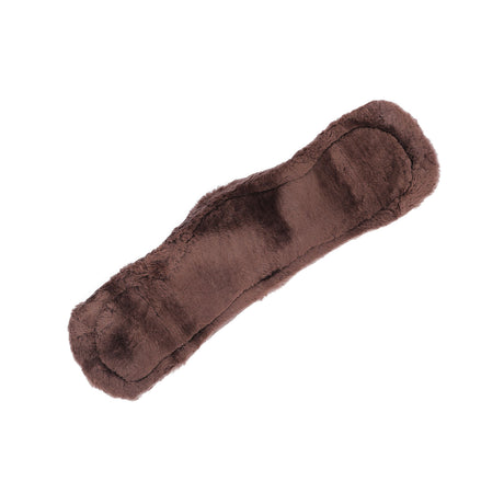 Acavallo Shaped Girth Sleeve Classic Gel Sheepskin #colour_brown