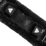 Acavallo Girth Sleeve Classic Gel Faux Sheepskin #colour_black