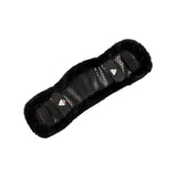 Acavallo Shaped Girth Sleeve Classic Gel Faux Sheepskin #colour_black