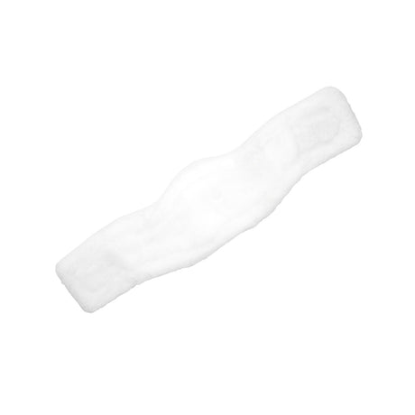 Acavallo Short Girth Sleeve Classic Gel Sheepskin #colour_white