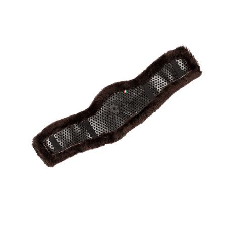 Acavallo Short Girth Sleeve Classic Gel Sheepskin #colour_brown