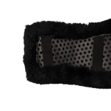 Acavallo Short Girth Sleeve Classic Gel Sheepskin #colour_black