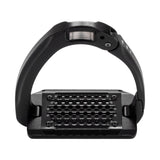 Acavallo Arena Aluplus 2.0 Stirrups Crystals #colour_black