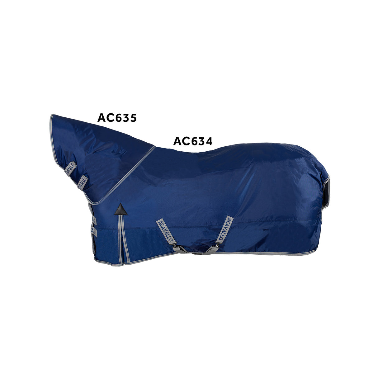 Acavallo 840D Ripstop Waterproof Turnout Rug 400G #colour_blue