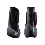 Acavallo Opera Gel Tendon Boots E-Click Fastening #colour_black
