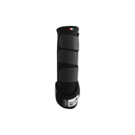 Acavallo Respira Newprene Back Boots Gel Lined #colour_black