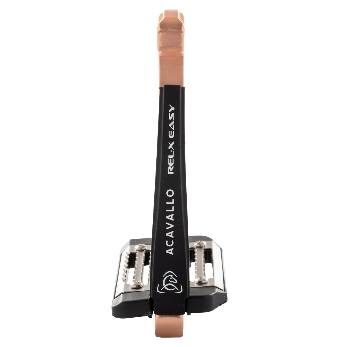 Acavallo Rel-X Easy Stirrups #colour_rose-gold
