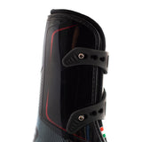 Acavallo Opera Tendon Boots Elastic And Button Fastening #colour_black
