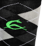 Diamond pattern cotton socks