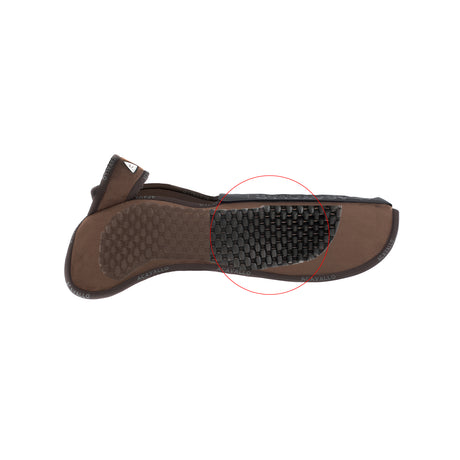 Acavallo Piuma Pad WFS Pocket Suede Rear Riser #colour_brown