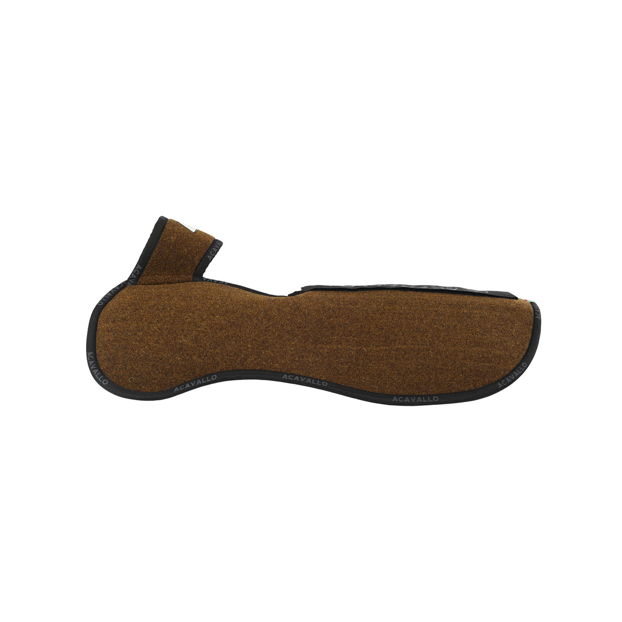 Acavallo Pad Piuma WFS Pocket Double Felt Front Riser #colour_brown