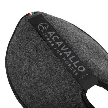 Acavallo Pad Piuma WFS Pocket Double Felt Front Riser #colour_grey