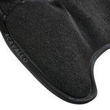 Acavallo Pad Piuma WFS Pocket Double Felt Front Riser #colour_black